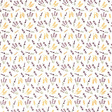 0,5 Meter Jerseystoff Aquarell Blumen Meterware Digitaldruck weiß Ähren Ernte