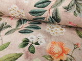 0,5 Meter Jersey Stoff Blumen Digitaldruck Jerseystoff Meterware Blumenprint