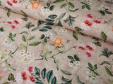 0,5 Meter Jersey Stoff Blumen Digitaldruck Jerseystoff Meterware Blumenprint