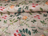 0,5 Meter Jersey Stoff Blumen Digitaldruck Jerseystoff Meterware Blumenprint
