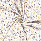 0,5 Meter Jerseystoff Aquarell Blumen Meterware Digitaldruck weiß Ähren Ernte