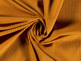 0,5 Meter Waffel Jersey Uni Baumwolljersey Kinder Jerseystoff Meterware Waffeljersey 295g/qm Waffelstrick Stoff senfgelb weinrot terra khaki