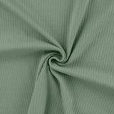 Rippjersey Uni Baumwolle 5 mm | Baumwolljersey | Elastischer Rib Stoff | Bekleidung Kinder Baby Damen Nähen Breite Rippen Ribjersey