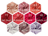7 Euro/m Popeline Uni 73 Farben Baumwollstoff Meterware