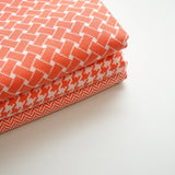 19,50 Euro/m Bio Jacquard Stoffonkel GOTS mit Muster Meterware
