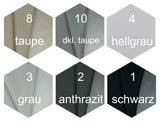 Outdoor Stoff wasserdicht | Regenfester Polsterstoff für Abdeckungen | 100% Polyester | Garten, Balkon, Kissen, Taschen | 147 cm