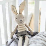 Kuscheltier personalisiert - Hase Nola & Joey - Hasenjunge und Hasenmädchen