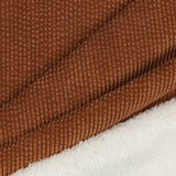 Cord mit Fell gefüttert - Cordstoff Plüschcord Soft Cord Sherpa-Cord Teddy