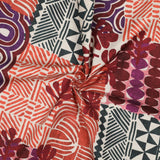 Canvas Abstrakt - fester Baumwollstoff 100 % Baumwolle afrikanisch indigen Design