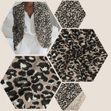 Jacquard Leo für Blazer, Taschen u.v.m. - Jacquardstoff mit Leopardenmuster 100 % Polyester