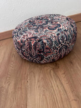 Meditationsmatte Zabuton | Bodenmatte für Meditation | Bio Baumwollvlies | Zen Sitzmatte | Handgefertigt | 67x67 cm
