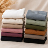 Rippjersey Uni Baumwolle 5 mm | Baumwolljersey | Elastischer Rib Stoff | Bekleidung Kinder Baby Damen Nähen Breite Rippen Ribjersey