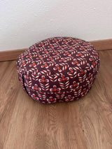 Meditationsmatte Zabuton | Bodenmatte für Meditation | Bio Baumwollvlies | Zen Sitzmatte | Handgefertigt | 67x67 cm