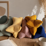 Leseknochen aus Waffelpique | Personalisiert - Ergonomisches Nackenkissen | Lesekissen & Buchstütze | Handmade | Geschenk für Leser