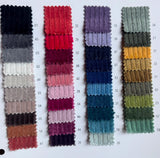 Cord Croissant Kissen 100 cm in 40 Farben | Nackenkissen | Croissantkissen | Schulanfang | Geschenk zum Einzug Kinderzimmer Deko
