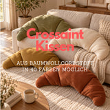 Cord Croissant Kissen 100 cm in 40 Farben | Nackenkissen | Croissantkissen | Schulanfang | Geschenk zum Einzug Kinderzimmer Deko
